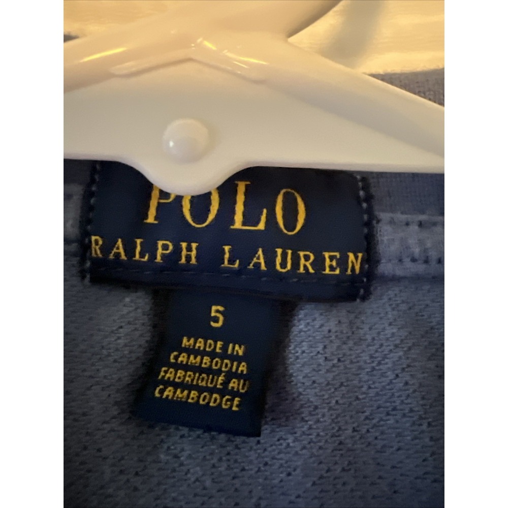 Ralph Lauren Polo Boys Short Sleeve Shirt Size 5 Back To school - Picture 2 of 5